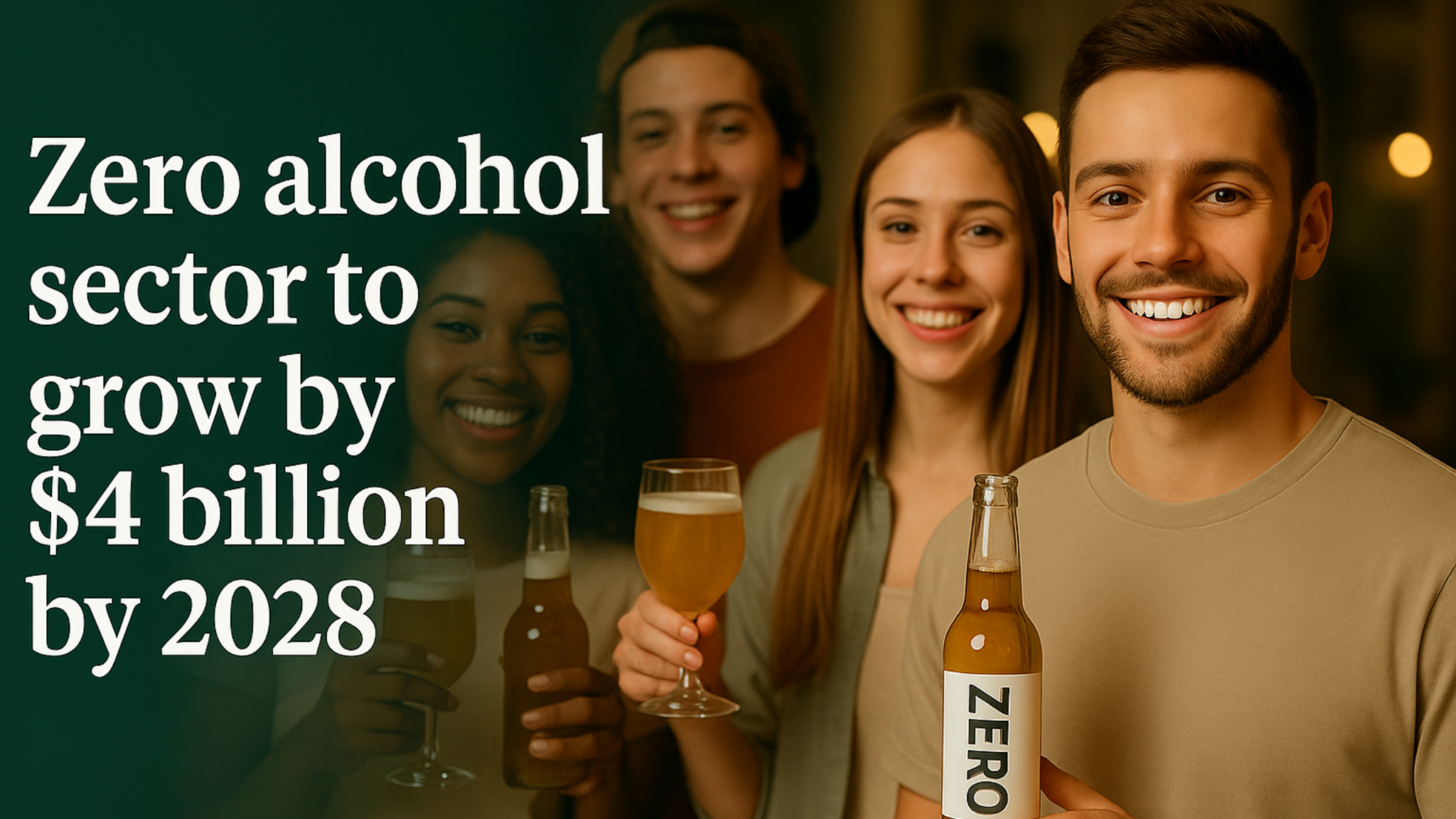 Gen-Z are the future: How the Zero-Alcohol Drinks Market is Set to Surge by $4 Billion by 2028