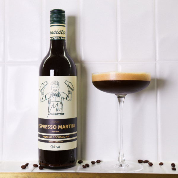 Mr. Consistent Espresso Martini Mixer – Non-Alcoholic 750 ml