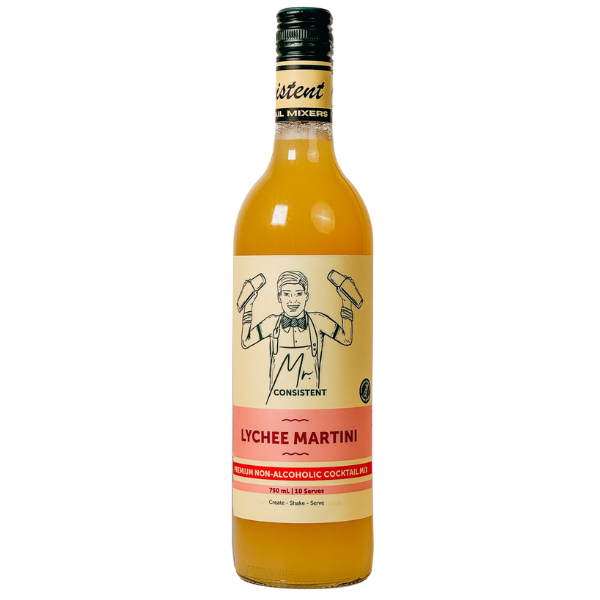Mr. Consistent Lychee Martini Mixer – Non-Alcoholic 750 ml