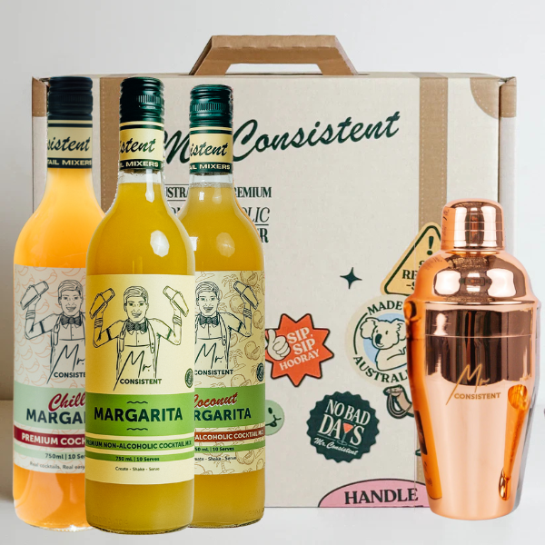 Mr. Consistent - A Margi Trio | Premium Non-Alcoholic Cocktail Mixer Set